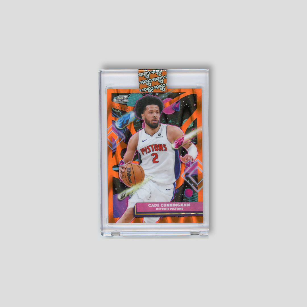 2025-26 Topps Chrome Cosmic Cade Cunningham Orange /25 #137