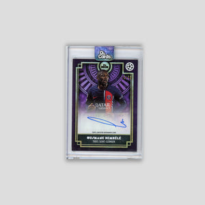 2023-24 Topps Deco UCC Ousmane Dembele Purple Auto /25 #