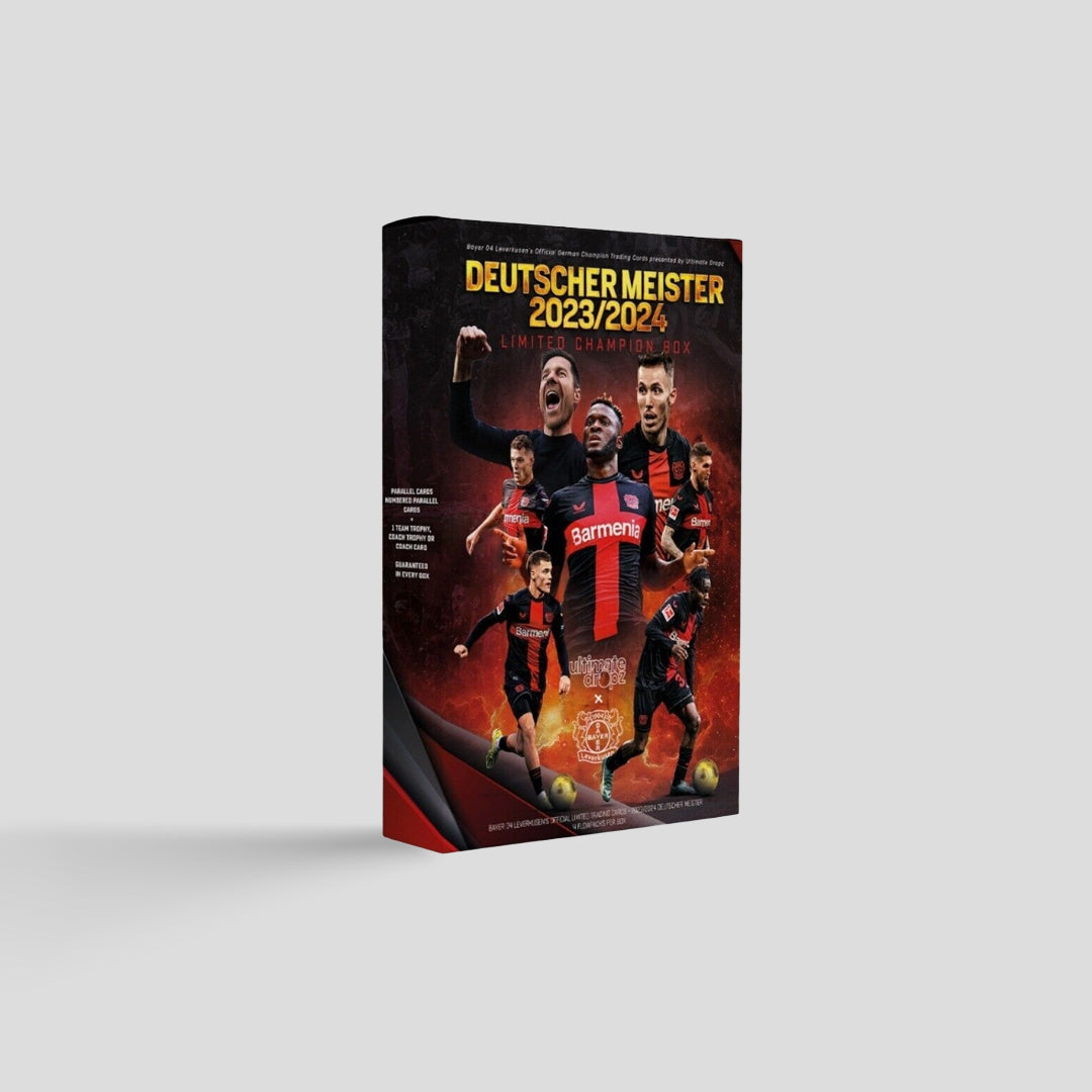 2023-24 Ultimate Dropz Soccer Bayer 04 Leverkusen German Champion Box