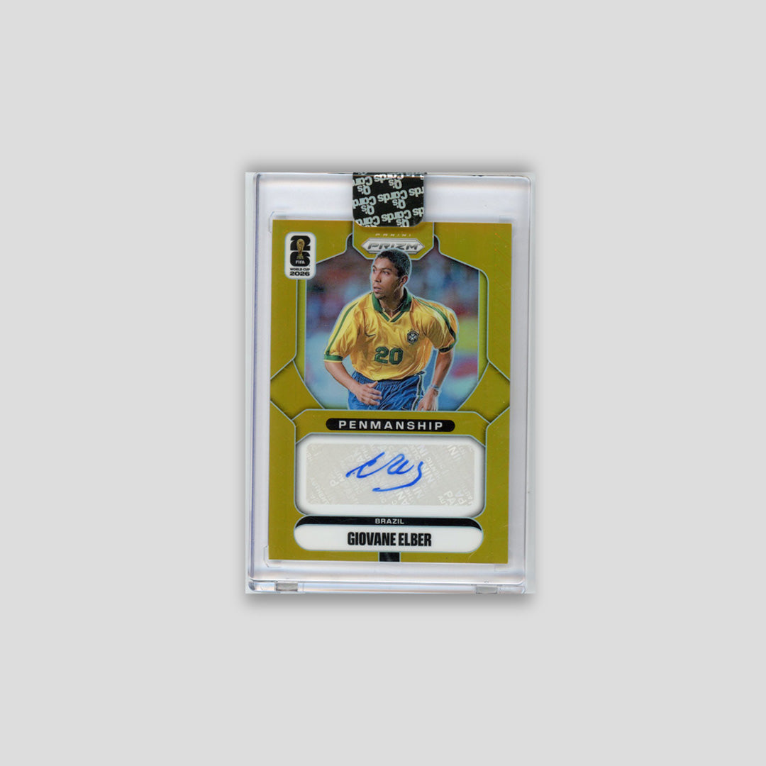 2026 Panini Prizm FIFA World Cup Giovane Elber Penmanship Gold /10 #P-RB - Prizm