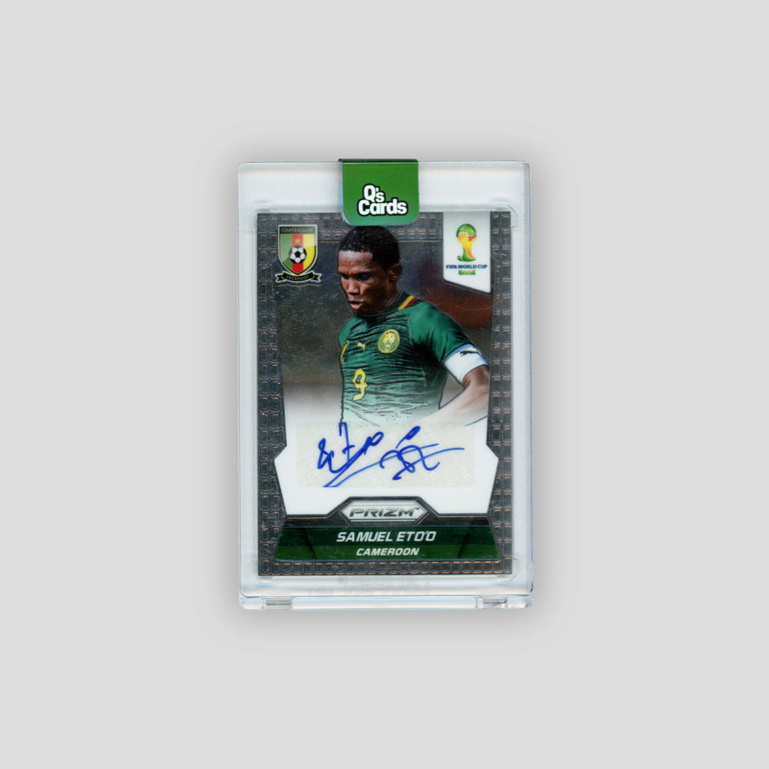 2014 Panini Prizm World Cup Auto Samuel Eto'o #S-SE - Q's Cards