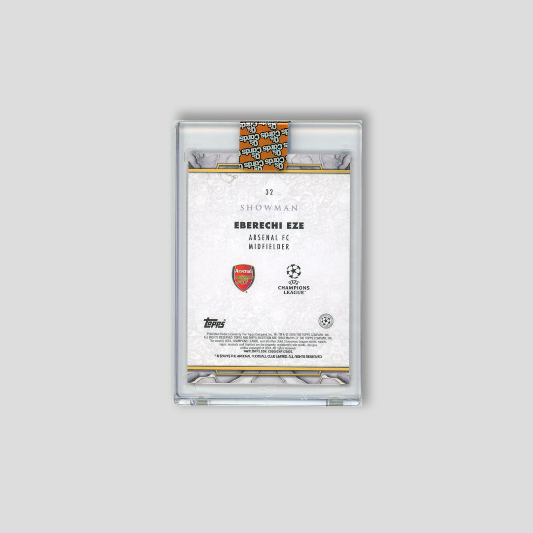 2025-26 Topps Inception Eberechi Eze Showmen Red /10 #32 - CDP
