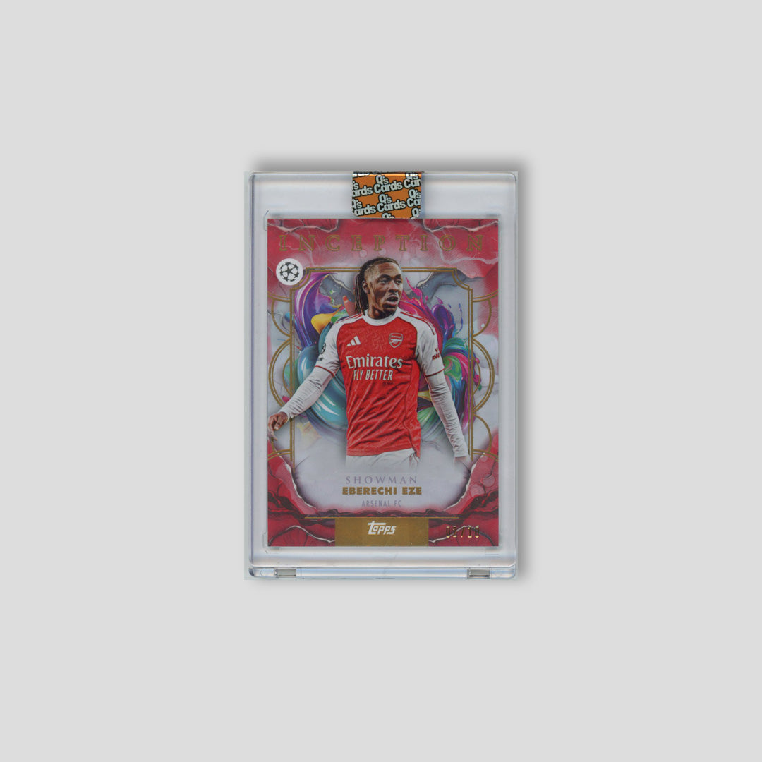 2025-26 Topps Inception Eberechi Eze Showmen Red /10 #32 - CDP