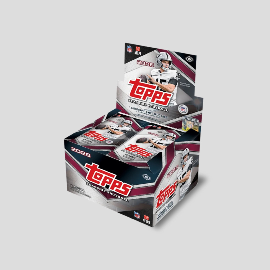 2026 Topps Flagship Football Jumbo Box Box - Q's Cards