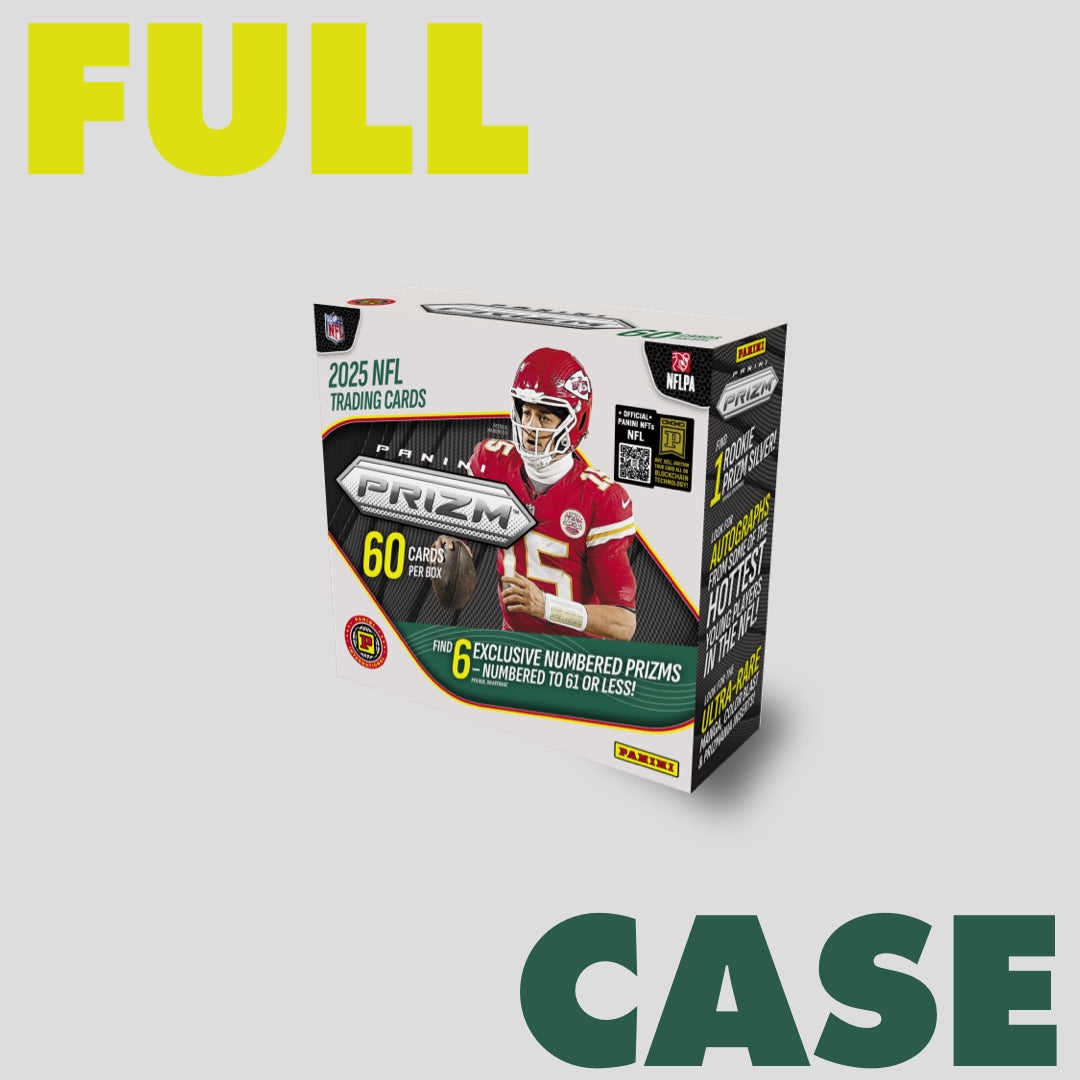 2025 Panini Prizm Football Hobby International Box Case (12 boxes) - Q's Cards