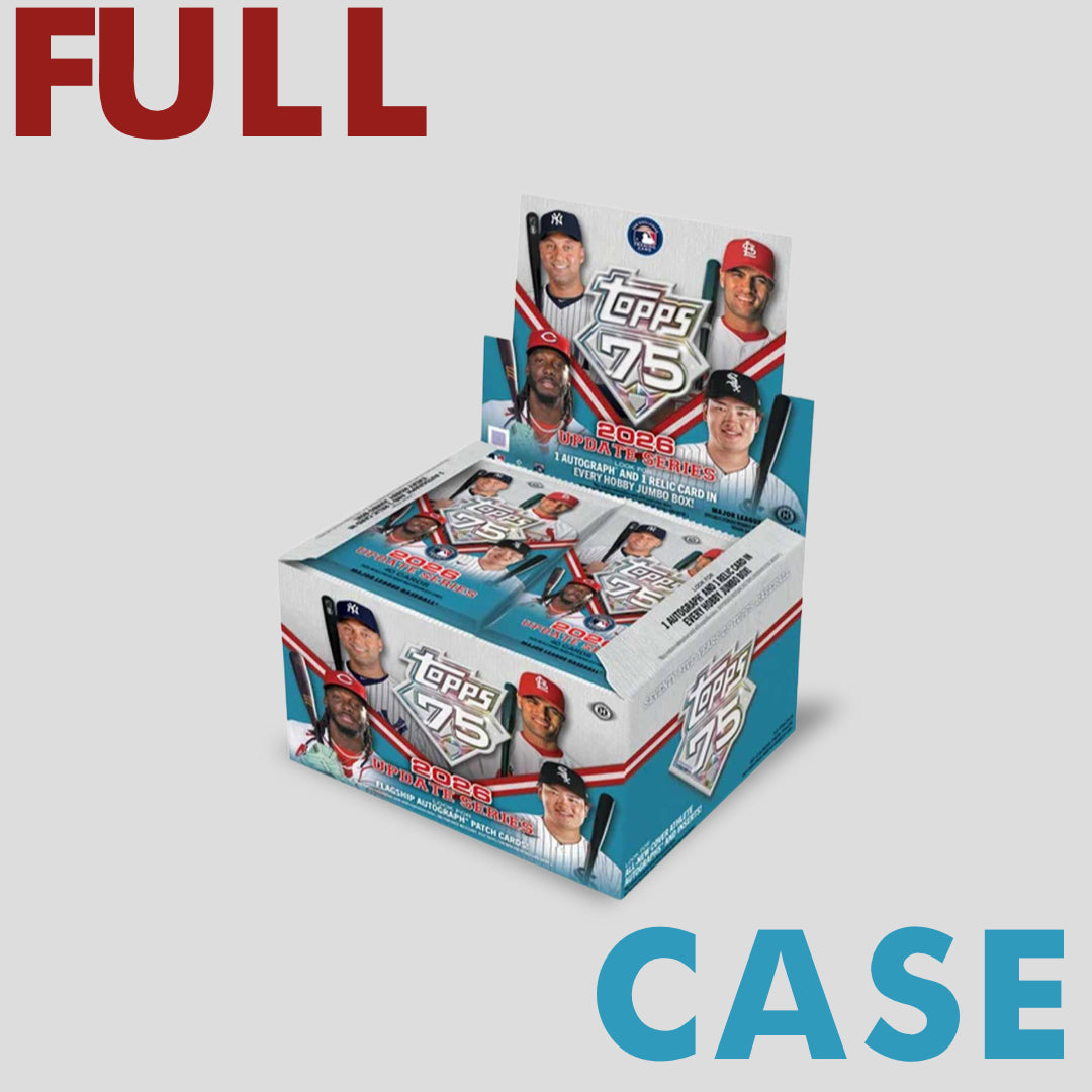 2026 Topps Update Series Baseball Jumbo Box Case (6 boxes) - Topps