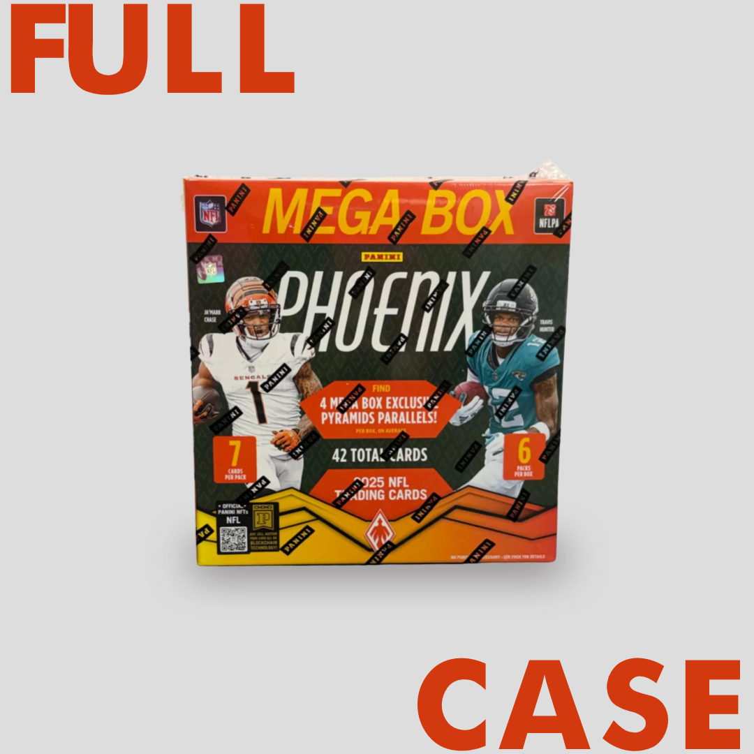 2025 Panini Phoenix Football Mega Box Case (20 boxes) - Q's Cards