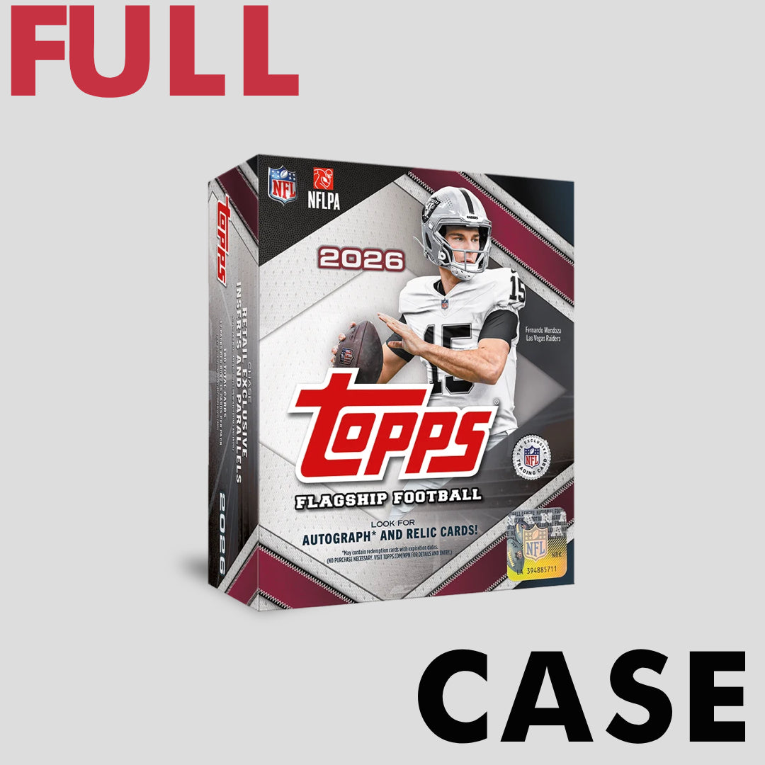 2026 Topps Flagship Football Mega Box Case (20 boxes) - Q's Cards