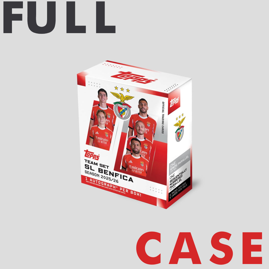 2025-26 Topps Soccer Benfica Team Set Case (20 boxes) - Q's Cards