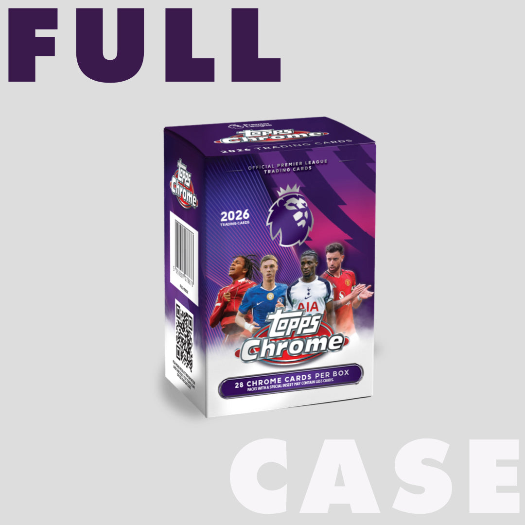 2026 Topps Chrome Premier League Soccer Value Box