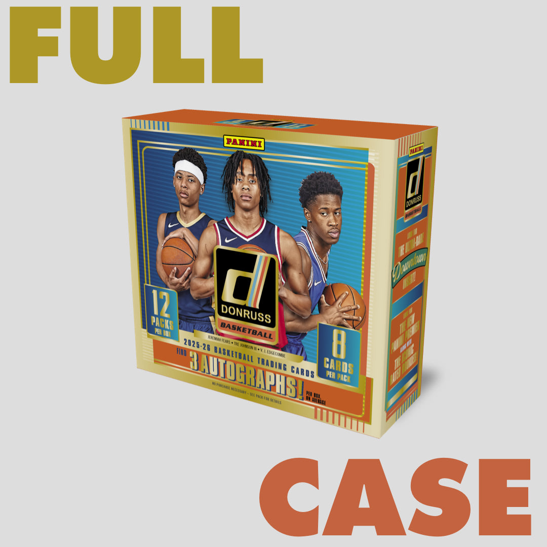 2025-26 Panini Donruss Basketball Hobby Box Case (16 Boxes) - Q's Cards