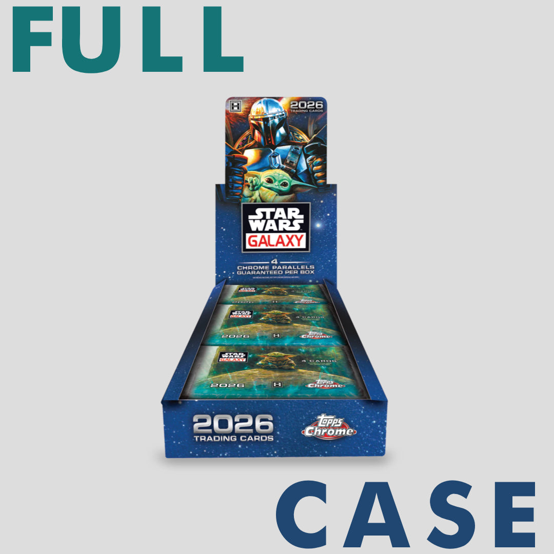 2026 Topps Star Wars Galaxy Chrome Hobby Box Case - Q's Cards