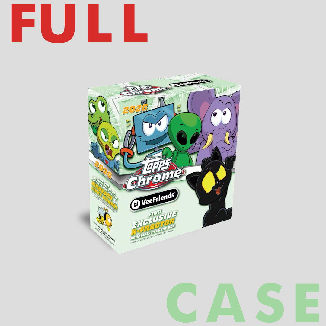 2026 Topps Chrome VeeFriends Mega Box Case (20 Boxes) - Q's Cards