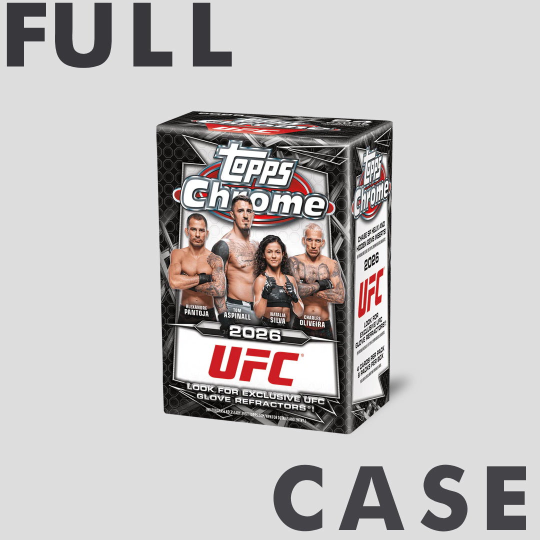 2026 Topps Chrome UFC Value Box Case (40 boxes) - Q's Cards