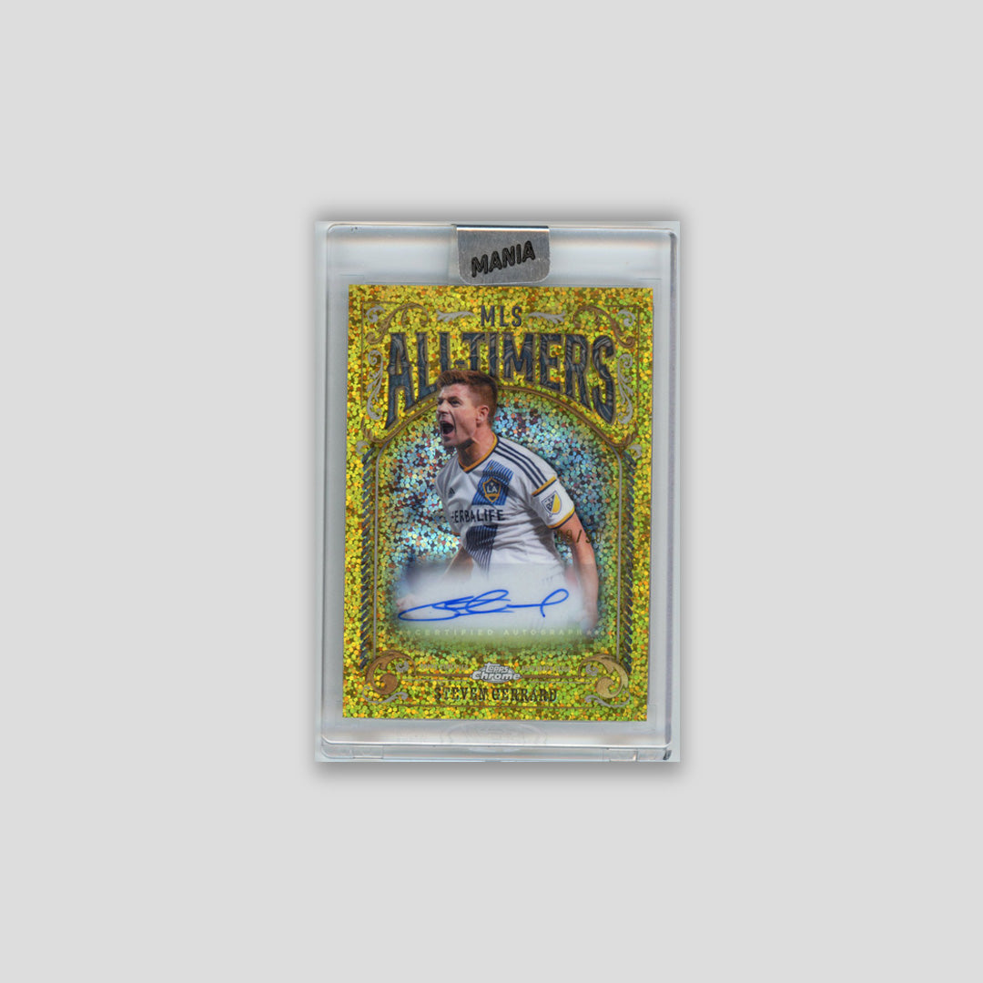 2026 Topps Chrome MLS Mania Steven Gerrard All Timers Gold Auto /50 #ATA-SG - Topps