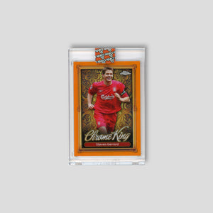 2025-26 Topps Premier League Steven Gerrard Chrome Kings Orange /25 #CK 12