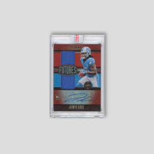 2023 Panini Legacy Jahmyr Gibbs Futures Dual Patch Auto /100 #FDA-10