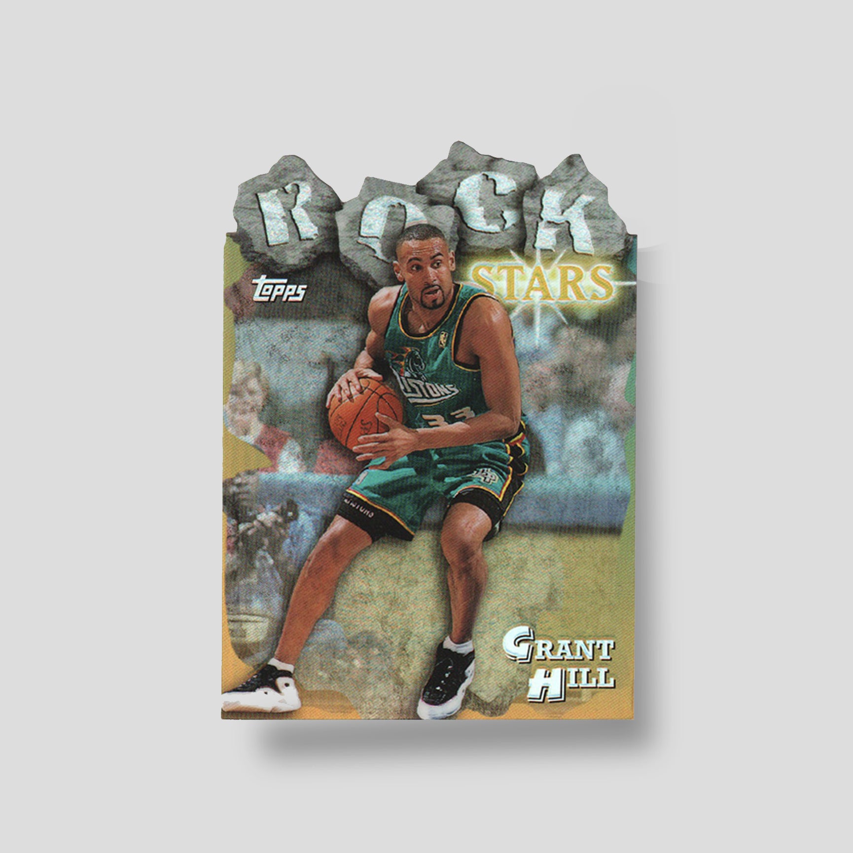 1997-98 Topps Rock Stars Refractor Grant Hill - Q's Cards