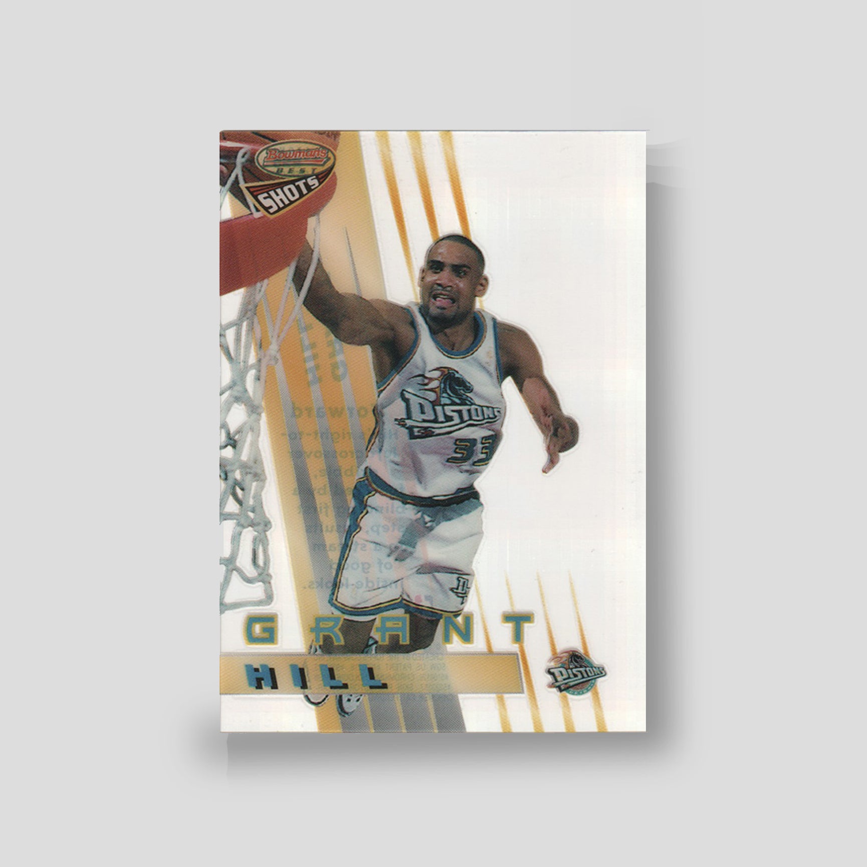 1997-98 Topps Bowmans Best Shots Atomic Refractor Grant Hill - Q's Cards