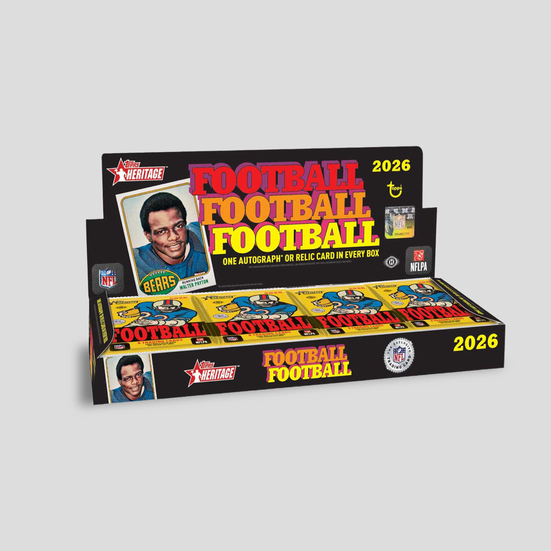 2026 Topps Heritage Football Hobby Box Box - Topps