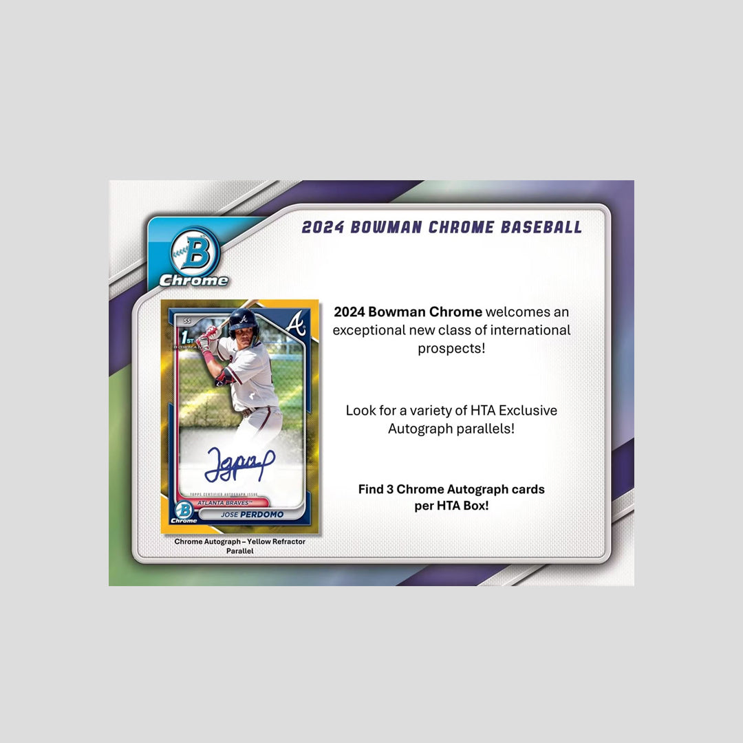 2024 Topps Baseball Bowman Chrome HTA Box