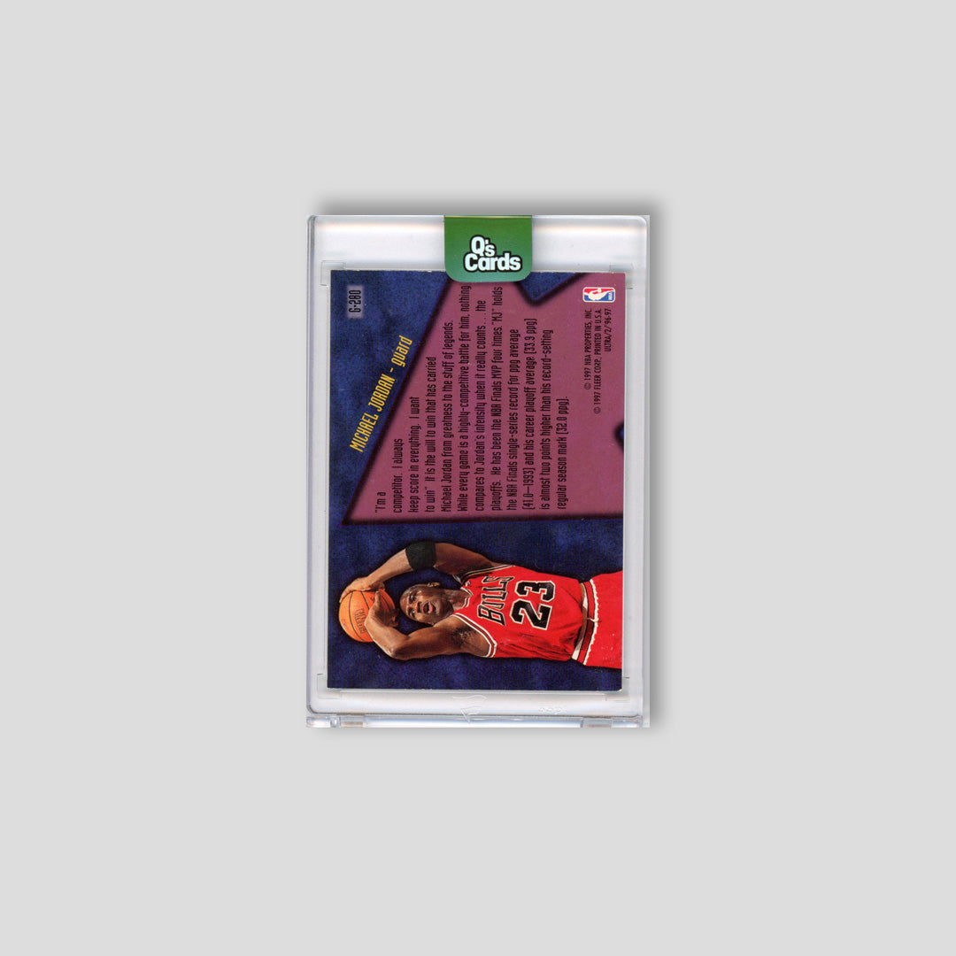 1996-97 Ultra Michael Jordan Step-It-Up Gold Medallion #G-280 - NBA