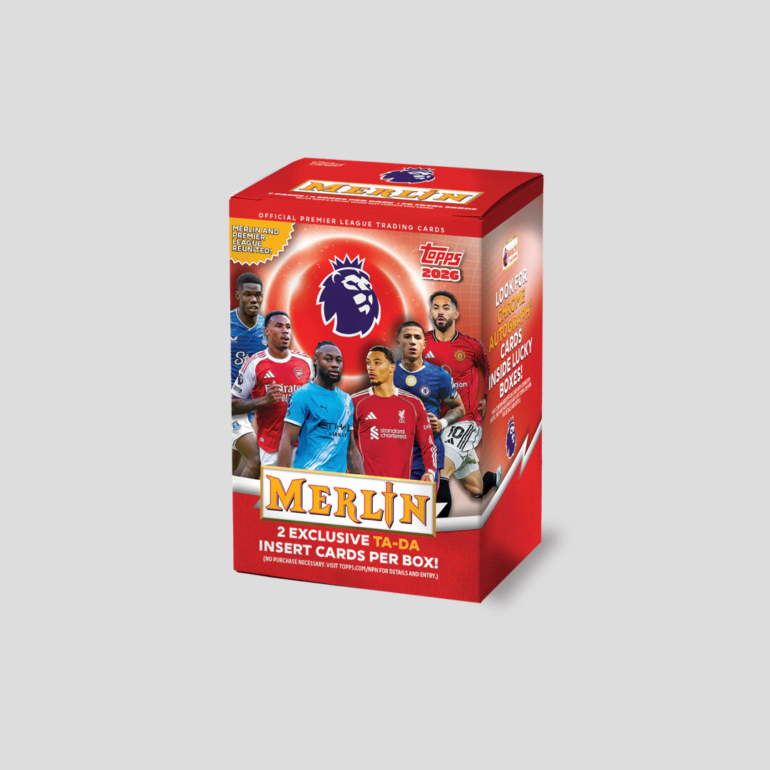 2025-26 Topps Soccer Merlin Premier League Soccer Value Box - Q's Cards