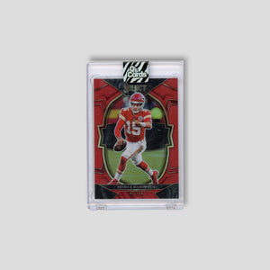 2022 Panini Select Patrick Mahomes II Red Prizm #/99 #20