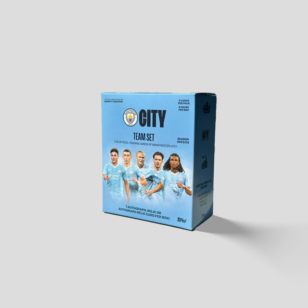 2023-24 Topps Soccer Manchester City Team Set Box