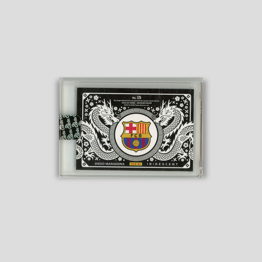 2025-26 Panini Obsidian Diego Maradona Iridescent #15 - Panini
