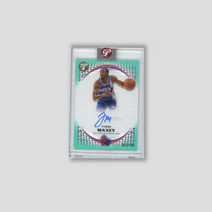 2025-26 Topps Pristine Tyrese Maxey Aqua Auto /199 #PA-TM