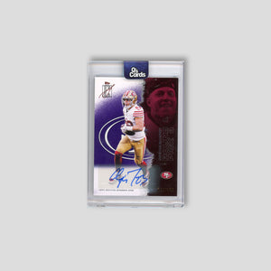 2025 Topps Signature Class Christian McCaffrey Autographs Purple #/100 #49