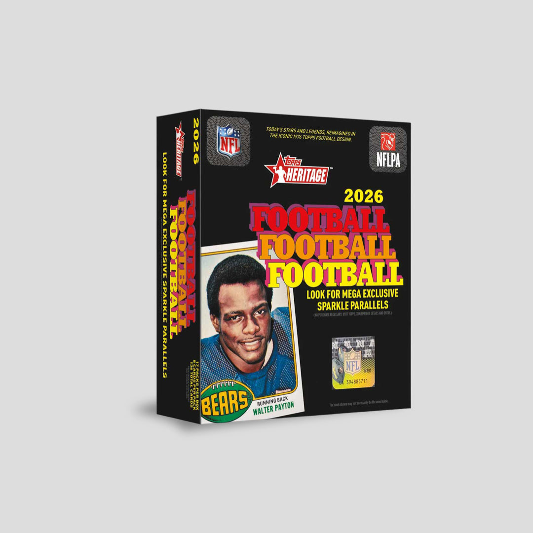 2026 Topps Heritage Football Mega Box Box - Topps