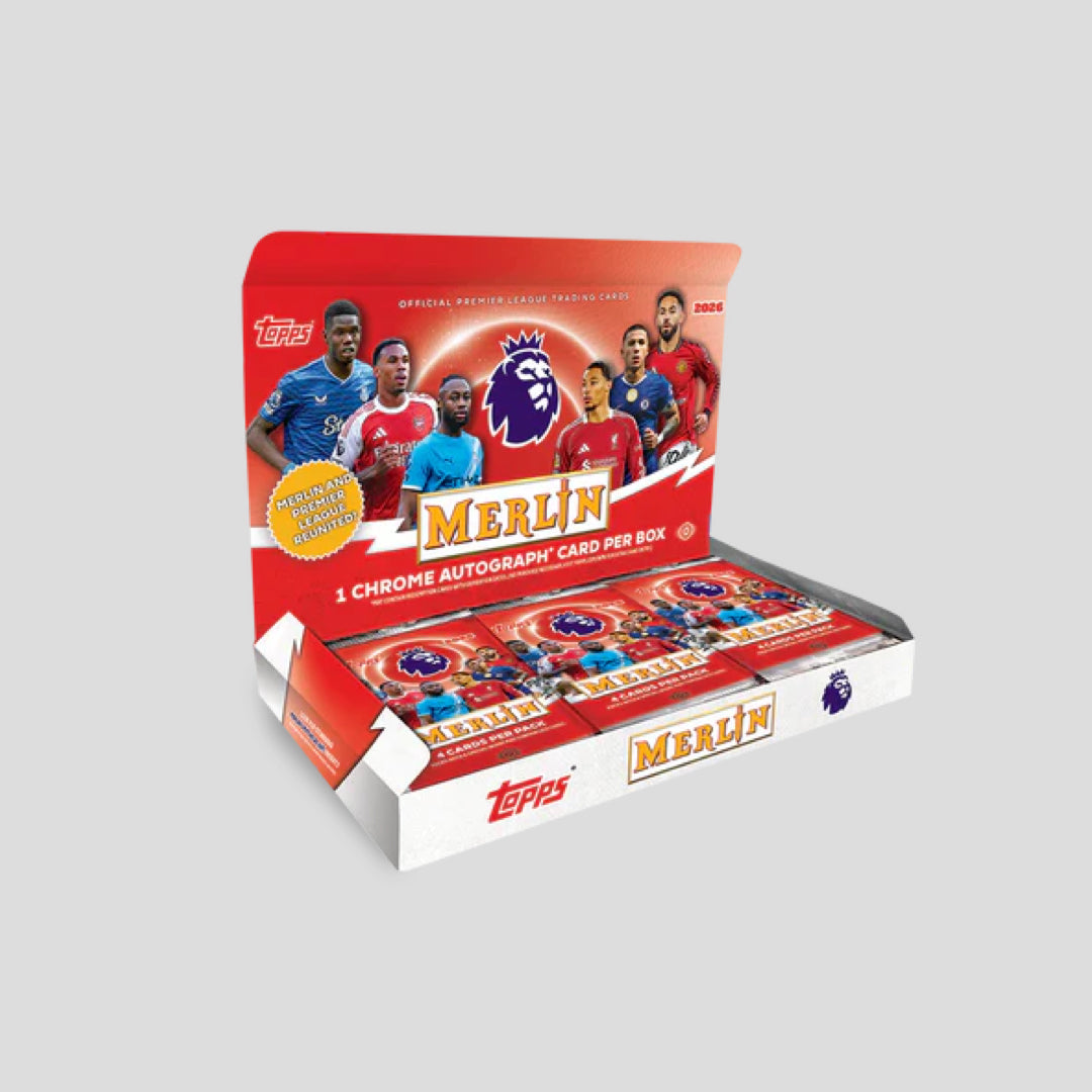 2025-26 Topps Soccer Merlin Premier League Soccer Hobby Box - Q's Cards
