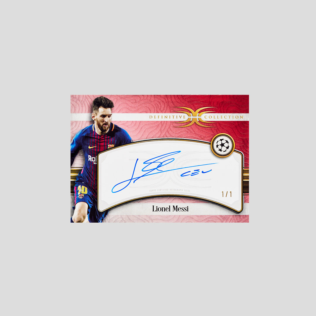 2024-25 Topps Definitive UEFA Club Competitions Soccer Hobby Box