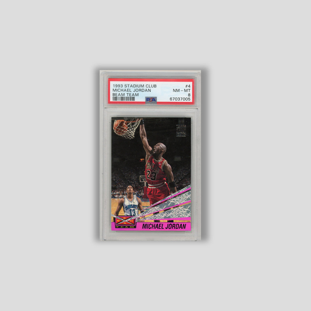 1993-94 Stadium Club Michael Jordan Beam Team PSA 8 #4