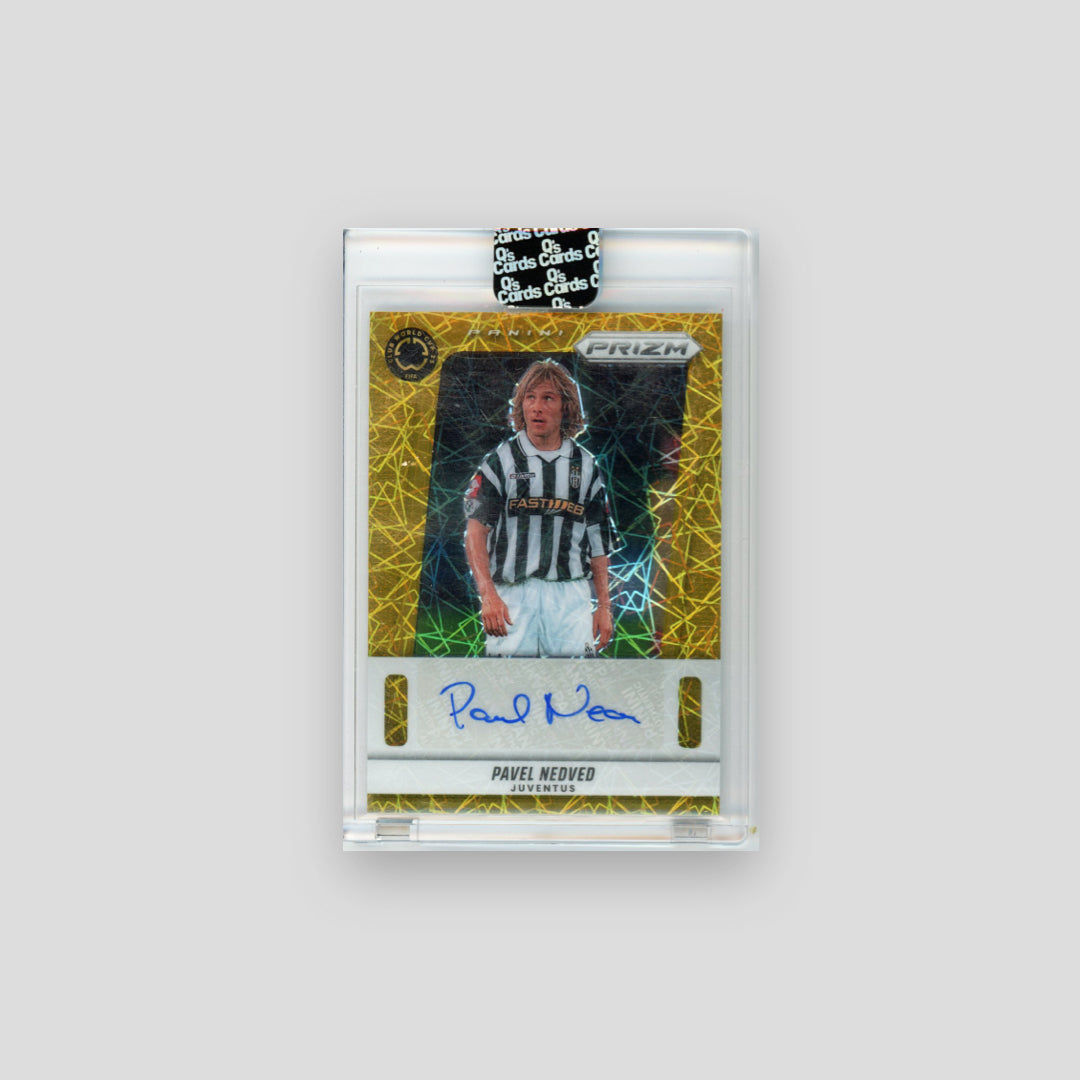 2025 Panini Prizm FIFA Club World Cup Pavel Nedved Gold Auto /10 #FA-PN