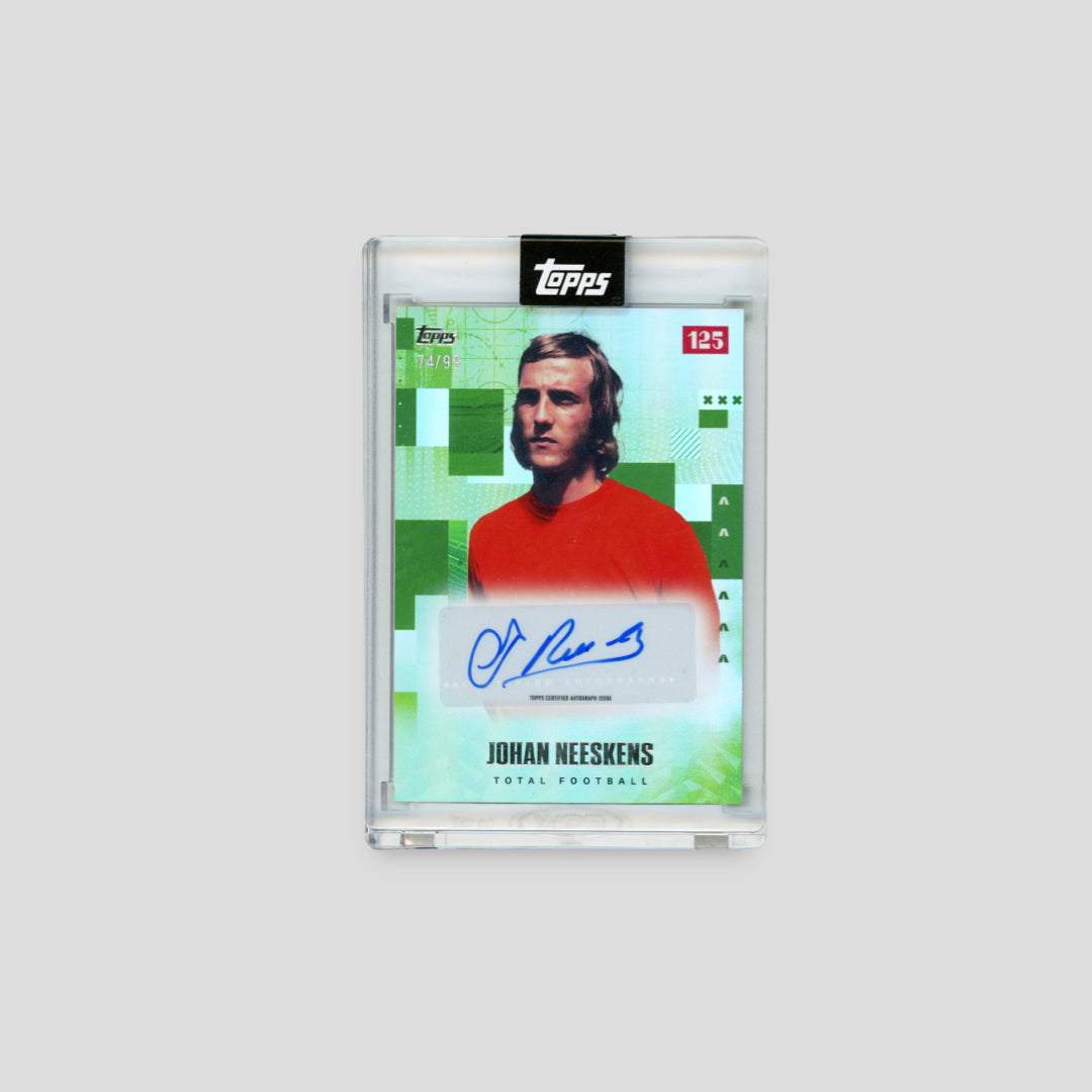 2025 Topps Ajax 125 Johan Neeskens Total Football Green /99 - Q's Cards