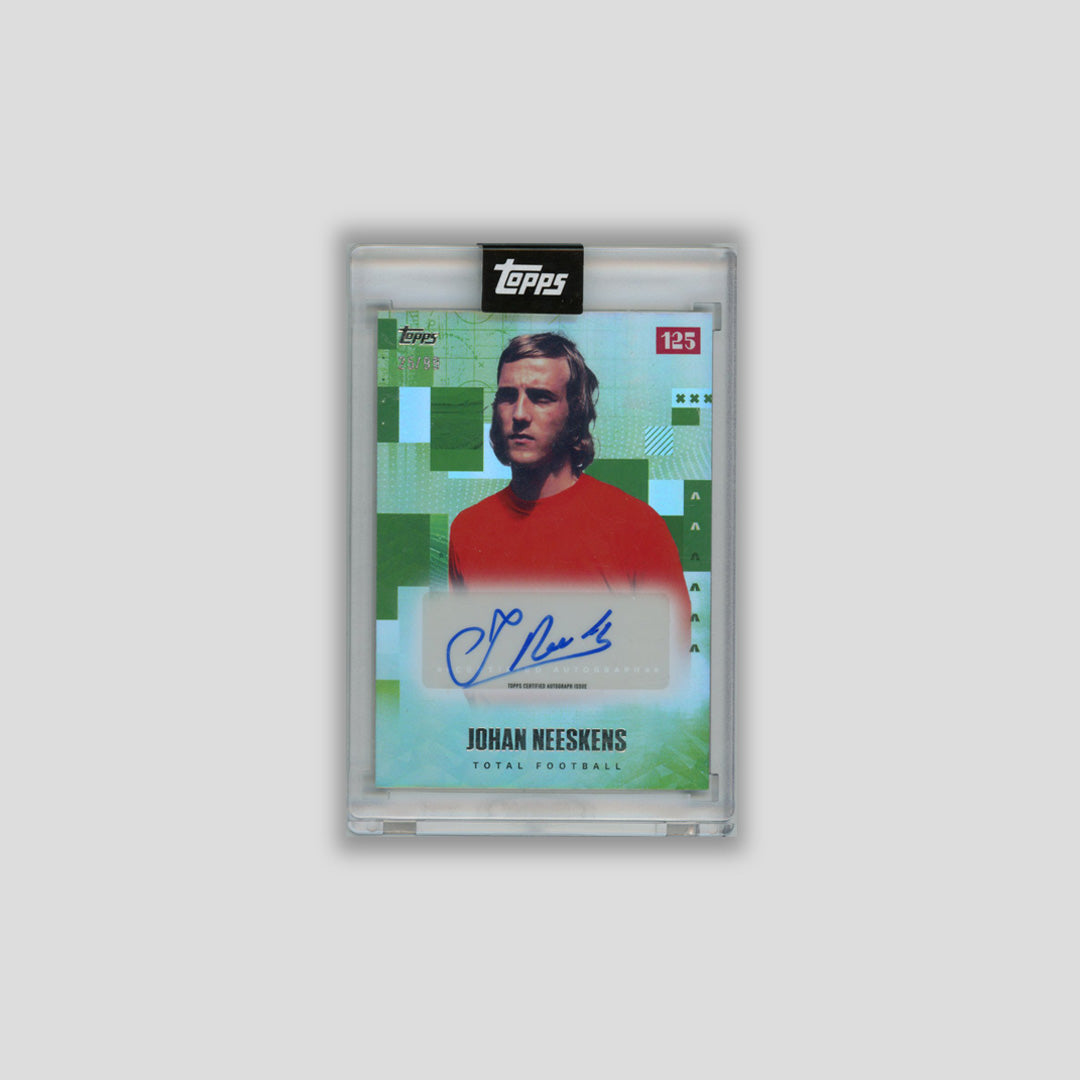 2025 Topps Ajax 125th Johan Neeskens Total Football Green Auto /99 # - CDP