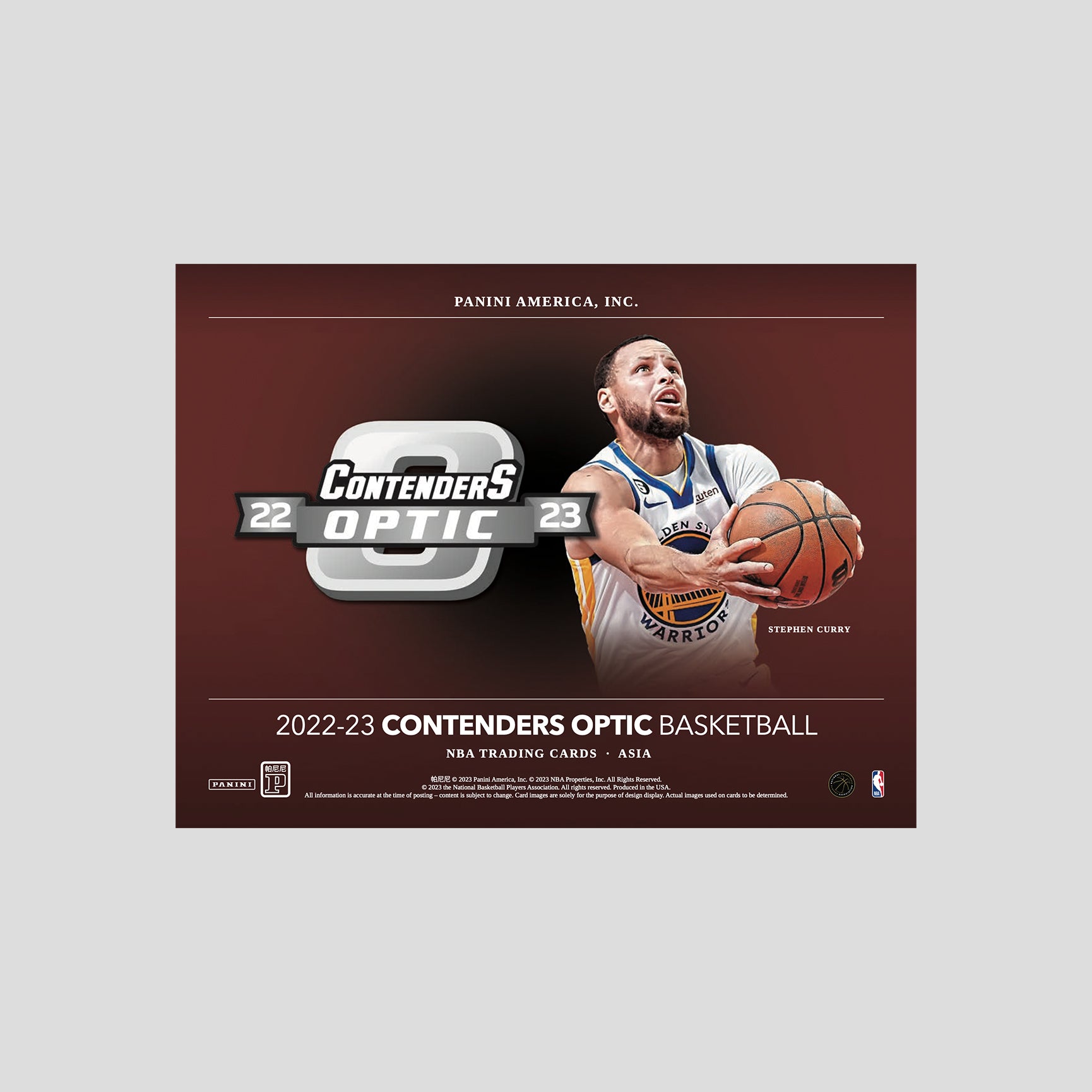 2022-23 Panini Optic Contenders Asia Basketball Tmall