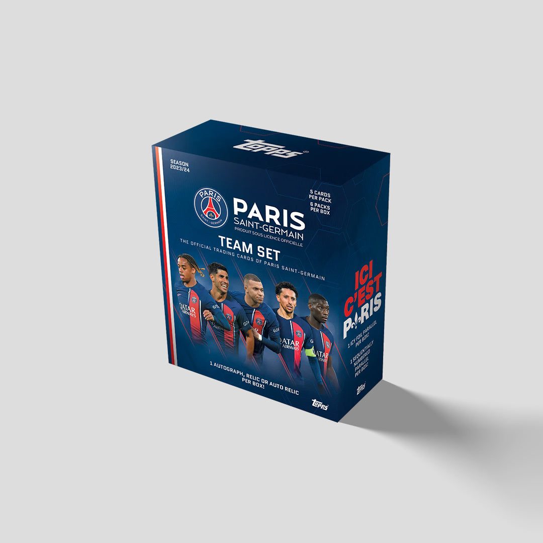2023-24 Topps Soccer Paris Saint Germain Team Set Box