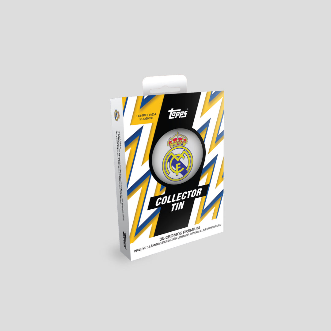2025-26 Topps Soccer Real Madrid Collector Tin