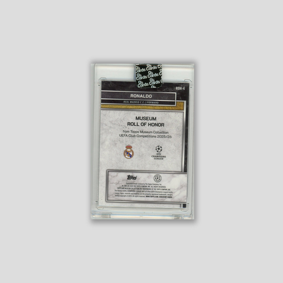 2025-26 Topps Museum UCC Ronaldo Roll Of Honor /150 #ROH-4 - Topps