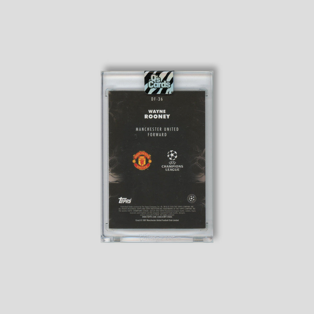 2025-26 Topps Inception UCC Wayne Rooney Dark Flow #DF-36 - Q's Cards