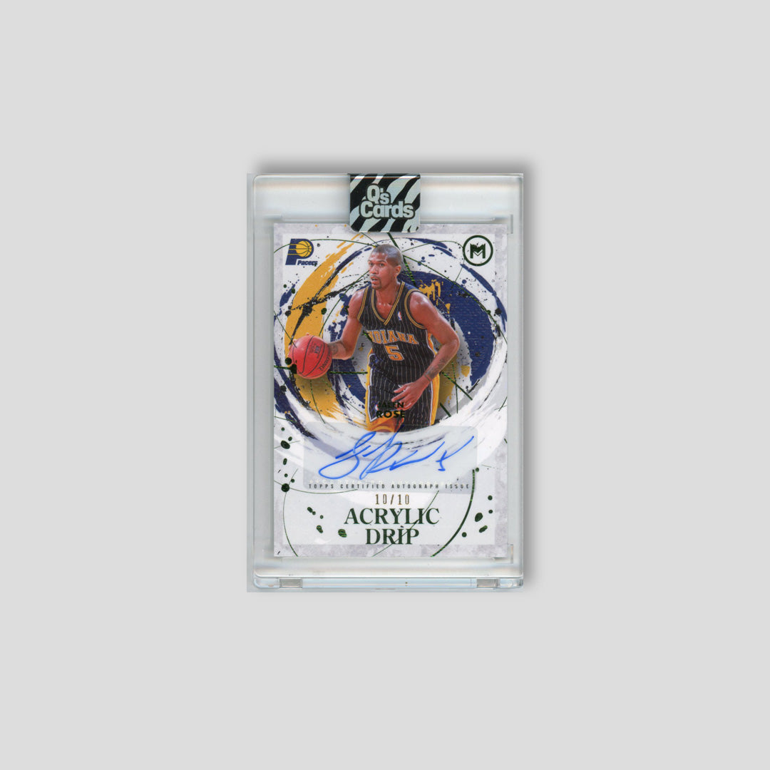 2025-26 Topps Motif Jalen Rose Acrylic Drip Auto /10 #ADA-JRO - CDP