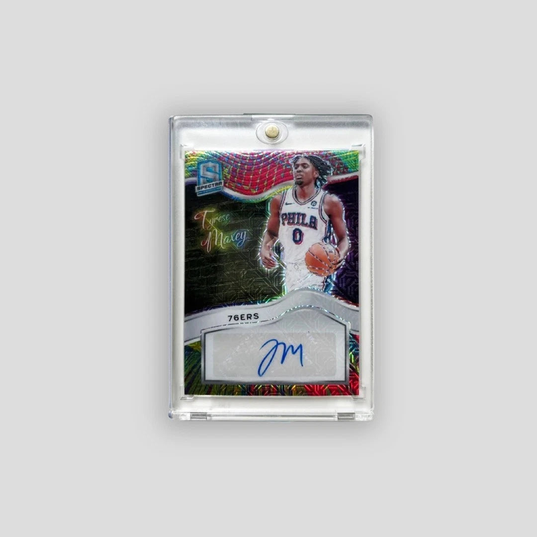 2023-24 Panini Spectra Basketball Tyrese Maxey Colorgraphs Auto /25