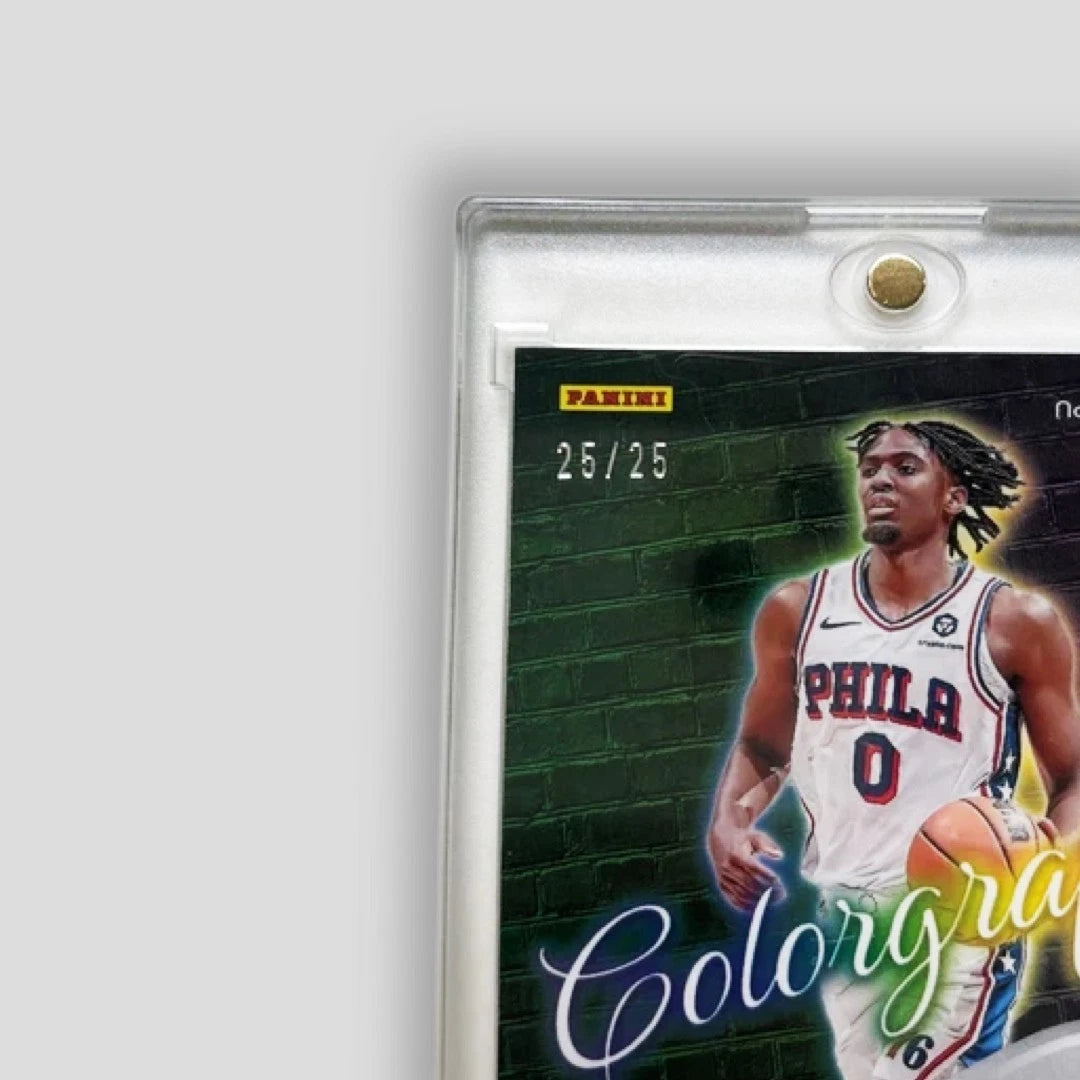 2023-24 Panini Spectra Basketball Tyrese Maxey Colorgraphs Auto /25