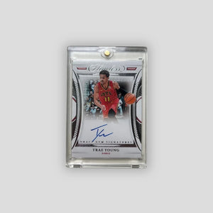 2021-22 Panini Flawless Basketball Trae Young Draft Gem Signatures /25