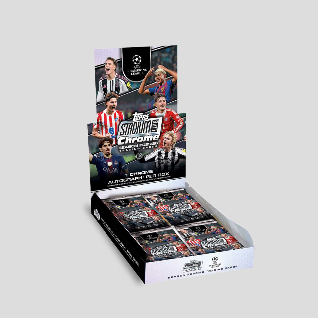 2025-26 Topps Stadium Club Chrome UEFA Champions League Soccer Hobby Box - Topps
