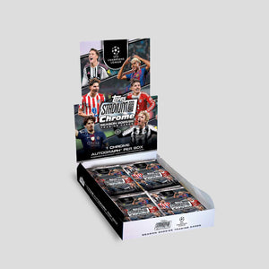 2025-26 Topps Stadium Club Chrome UEFA Champions League Soccer Hobby Box